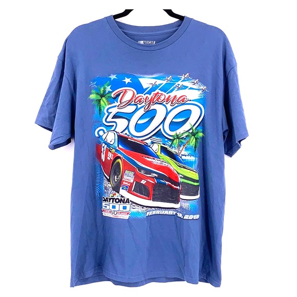 Blue nascar shirt Clearance